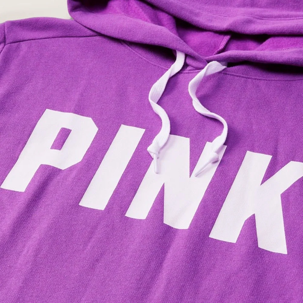 Vs Victorias Secret Pink Everyday Lounge Campus Pullover Hoodie Sweater Top XXL